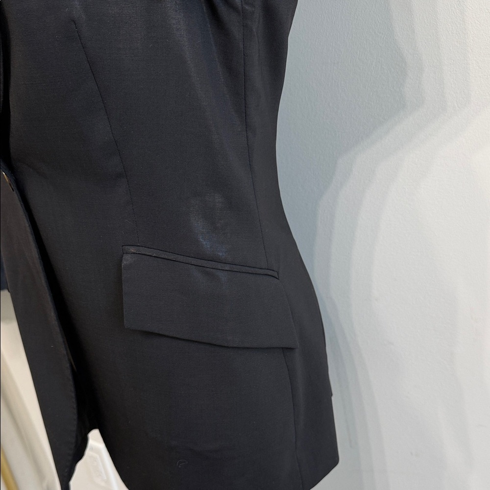 Burberry Size 6 Classic Black Women's Blazer - Picture 10 of 16